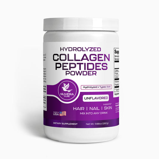 Unflavored Collagen Peptides  Grass‑Fed Hydrolyzed Protein Powder