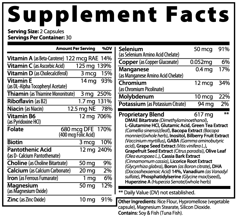 NUVÉRA FOCUS - Brain & Focus Formula