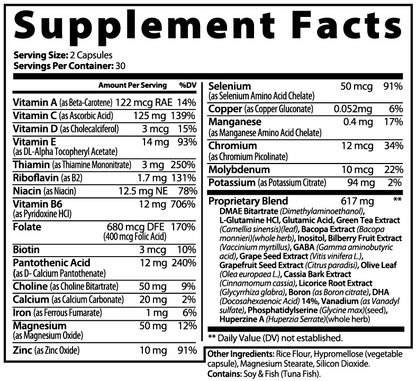 NUVÉRA FOCUS - Brain & Focus Formula