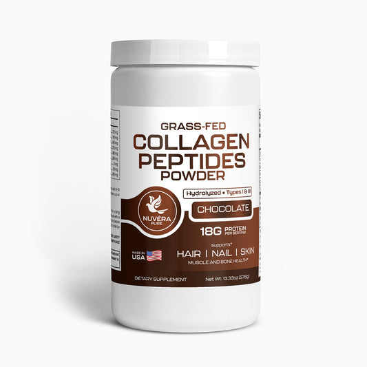 Chocolate Collagen Peptides  Grass‑Fed Hydrolyzed Protein Powder